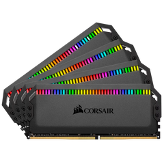 DOMINATOR® PLATINUM RGB 128GB (4 x 32GB) DDR4 DRAM 3200MHz C16 Memory Kit
