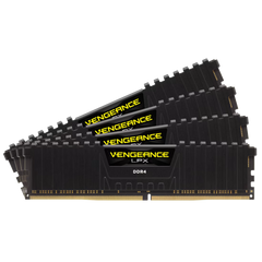 VENGEANCE® LPX 32GB (4 x 8GB) DDR4 DRAM 3000MHz C16 Memory Kit - Black