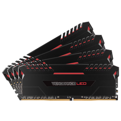 CORSAIR VENGEANCE® LED 32GB (4 x 8GB) DDR4 DRAM 3400MHz C16 Memory Kit - Red LED