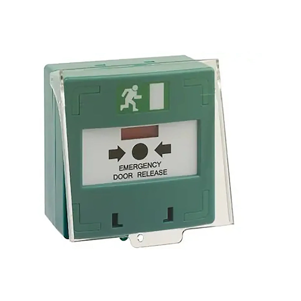 PinnSec Glass Green Resettable Emergency Break Glass Box