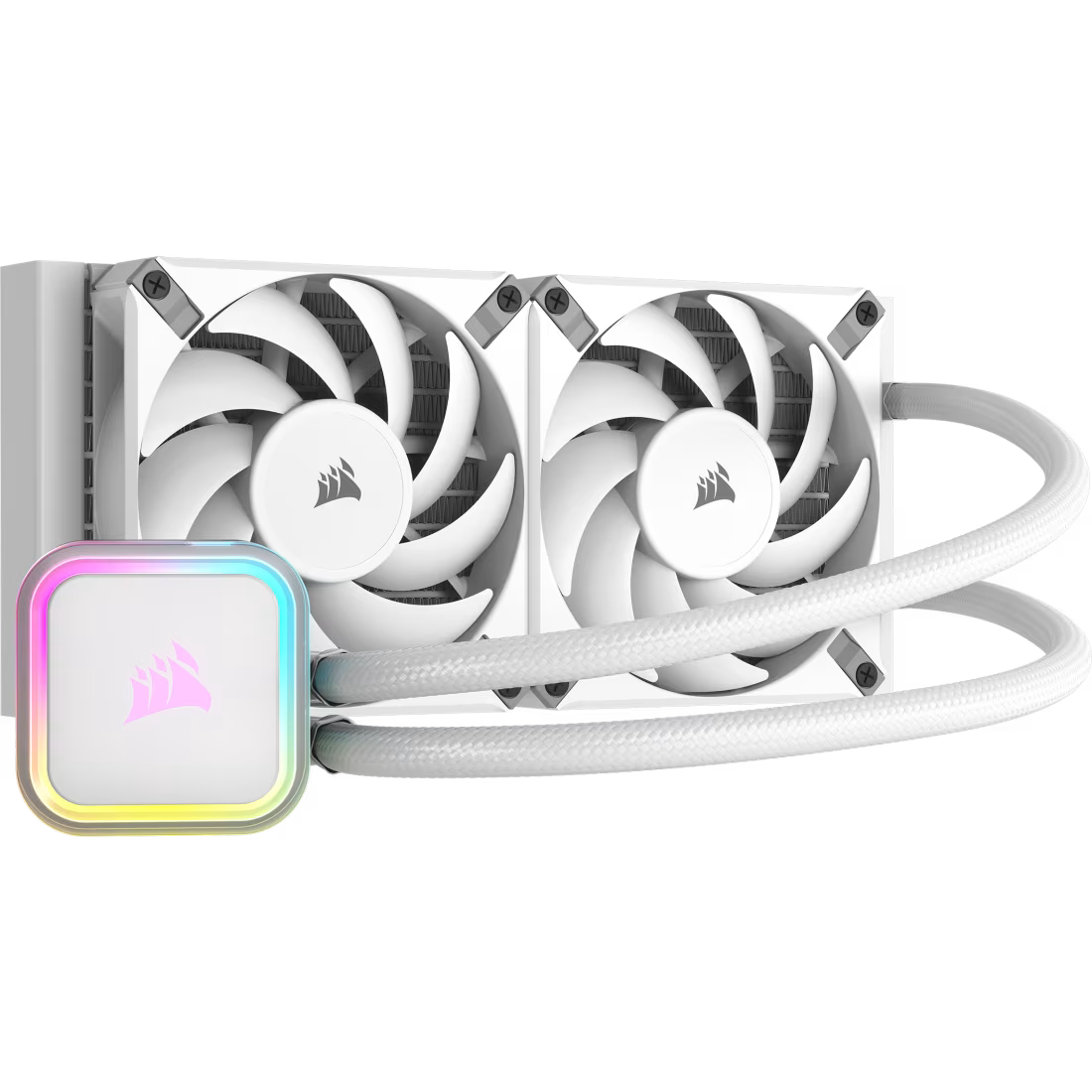 iCUE H100i RGB ELITE Liquid CPU Cooler - White